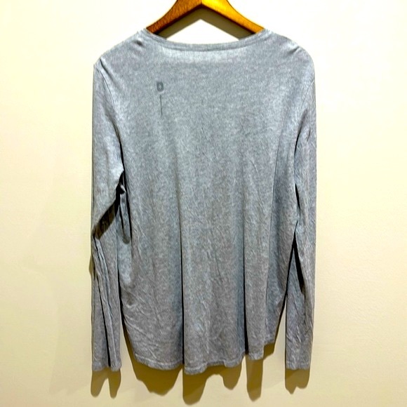 Figs Super Soft Heather Gray Longsleeve Underscrub - Picture 2 of 2